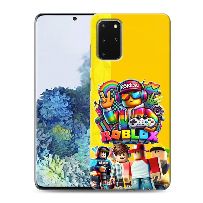 Силиконовый чехол на Samsung Galaxy S20 Plus с принтом Roblox Роблокс Силиконовый чехол на Samsung Galaxy S20 Plus с принтом Roblox Роблокс