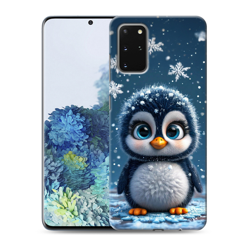 Силиконовый противоударный чехол на Samsung Galaxy S20 Plus с принтом Новый год Силиконовый противоударный чехол на Samsung Galaxy S20 Plus с принтом Новый год
