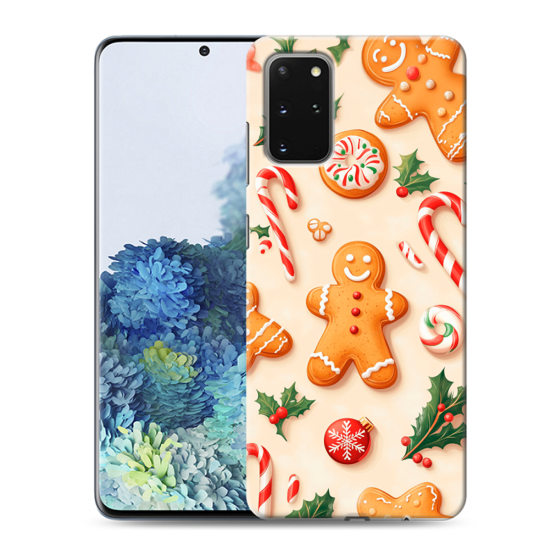 Силиконовый чехол на Samsung Galaxy S20 Plus с принтом Новый год Силиконовый чехол на Samsung Galaxy S20 Plus с принтом Новый год