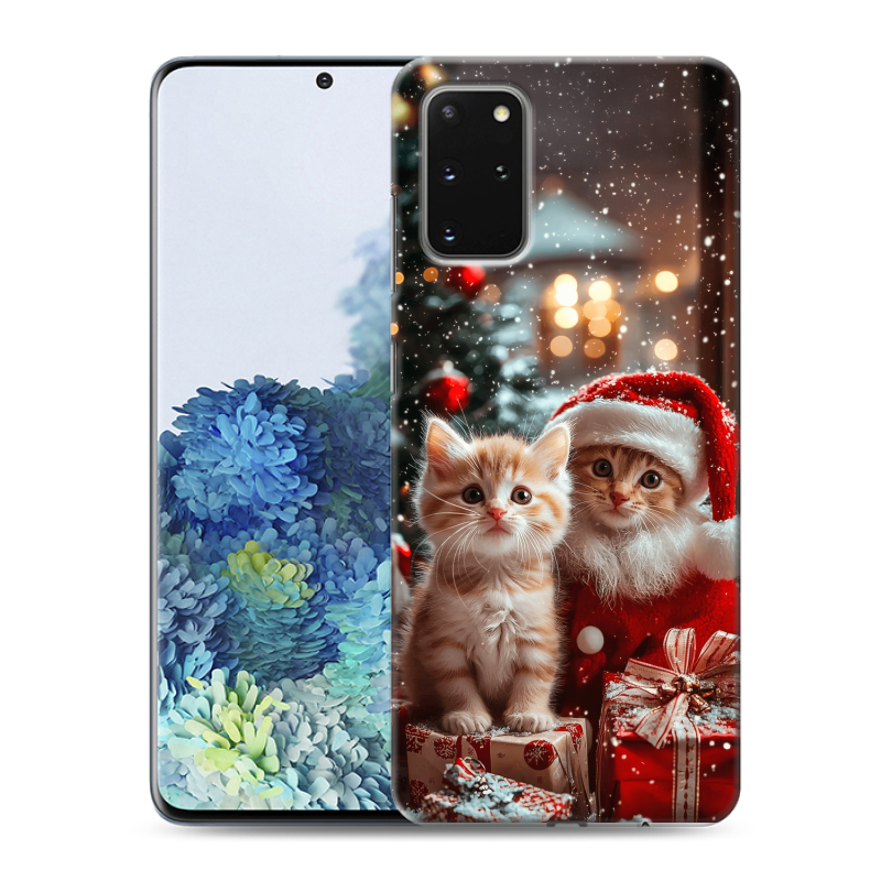 Силиконовый чехол на Samsung Galaxy S20 Plus с принтом Новый год Силиконовый чехол на Samsung Galaxy S20 Plus с принтом Новый год