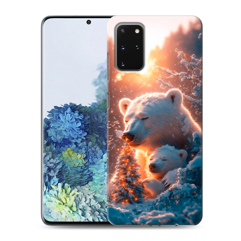 Силиконовый чехол на Samsung Galaxy S20 Plus с принтом Новый год Силиконовый чехол на Samsung Galaxy S20 Plus с принтом Новый год