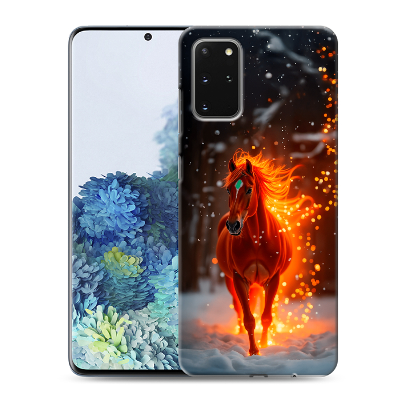 Силиконовый чехол на Samsung Galaxy S20 Plus с принтом Новый год Силиконовый чехол на Samsung Galaxy S20 Plus с принтом Новый год