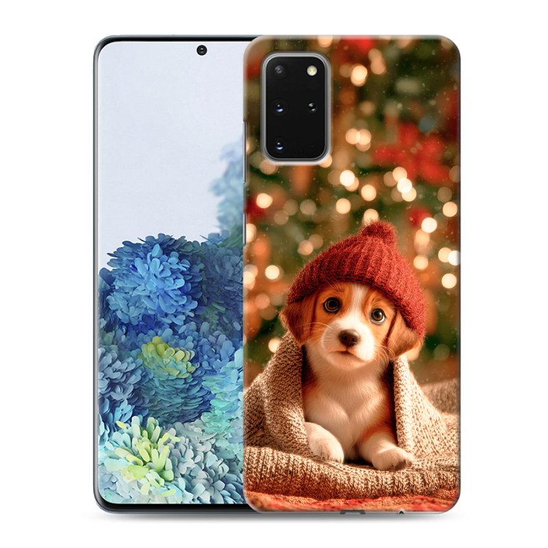 Силиконовый противоударный чехол на Samsung Galaxy S20 Plus с принтом Новый год Силиконовый противоударный чехол на Samsung Galaxy S20 Plus с принтом Новый год