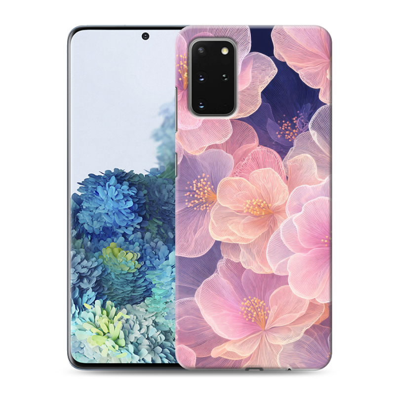 Силиконовый противоударный чехол на Samsung Galaxy S20 Plus с принтом женский Силиконовый противоударный чехол на Samsung Galaxy S20 Plus с принтом женский