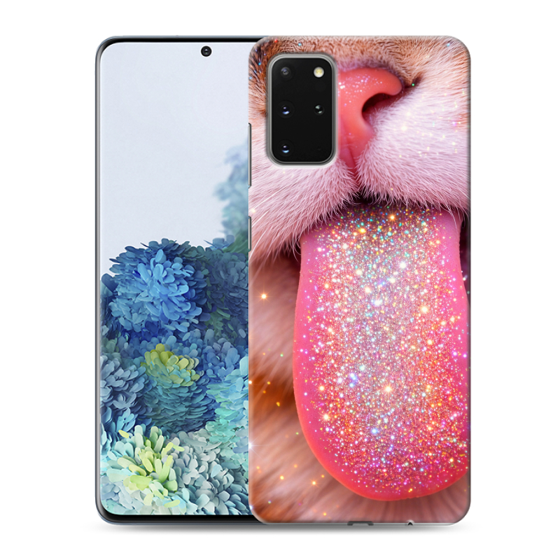 Силиконовый противоударный чехол на Samsung Galaxy S20 Plus с принтом для девочек Силиконовый противоударный чехол на Samsung Galaxy S20 Plus с принтом для девочек