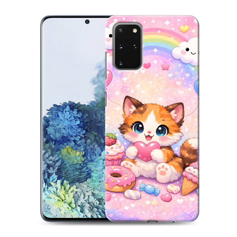 Силиконовый противоударный чехол на Samsung Galaxy S20 Plus с принтом для девочек Силиконовый противоударный чехол на Samsung Galaxy S20 Plus с принтом для девочек
