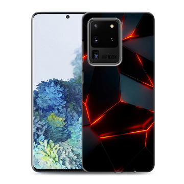 Силиконовый чехол на Samsung Galaxy S20 Ultra с принтом Яркие абстракции Силиконовый чехол на Samsung Galaxy S20 Ultra с принтом Яркие абстракции
