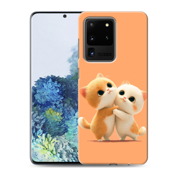 Силиконовый чехол на Samsung Galaxy S20 Ultra с принтом Милые котики Силиконовый чехол на Samsung Galaxy S20 Ultra с принтом Милые котики