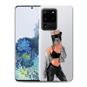 Силиконовый чехол на Samsung Galaxy S20 Ultra с принтом Женские принты Силиконовый чехол на Samsung Galaxy S20 Ultra с принтом Женские принты