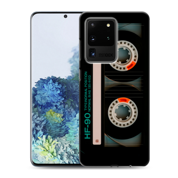 Силиконовый чехол на Samsung Galaxy S20 Ultra с принтом Кассета Силиконовый чехол на Samsung Galaxy S20 Ultra с принтом Кассета