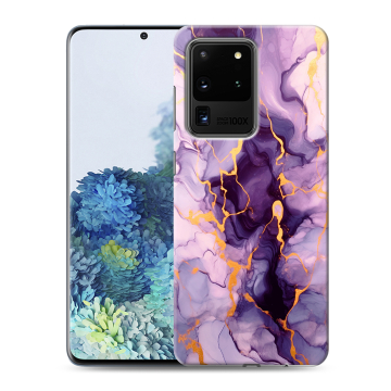 Силиконовый чехол на Samsung Galaxy S20 Ultra с принтом Мрамор Силиконовый чехол на Samsung Galaxy S20 Ultra с принтом Мрамор