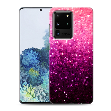 Силиконовый чехол на Samsung Galaxy S20 Ultra с принтом Блестки Силиконовый чехол на Samsung Galaxy S20 Ultra с принтом Блестки