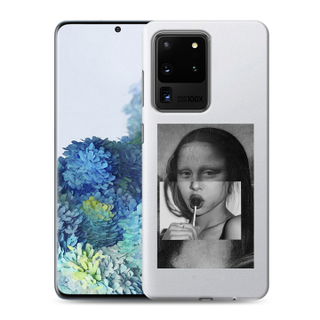 Силиконовый чехол на Samsung Galaxy S20 Ultra с принтом Мона Лиза Силиконовый чехол на Samsung Galaxy S20 Ultra с принтом Мона Лиза