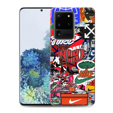 Силиконовый чехол на Samsung Galaxy S20 Ultra с принтом Найк Nike яркий Силиконовый чехол на Samsung Galaxy S20 Ultra с принтом Найк Nike яркий