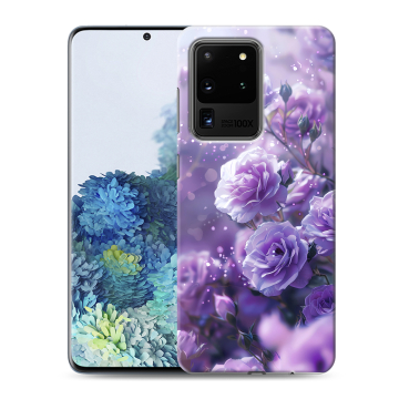 Силиконовый чехол на Samsung Galaxy S20 Ultra с принтом Розы цветы Силиконовый чехол на Samsung Galaxy S20 Ultra с принтом Розы цветы
