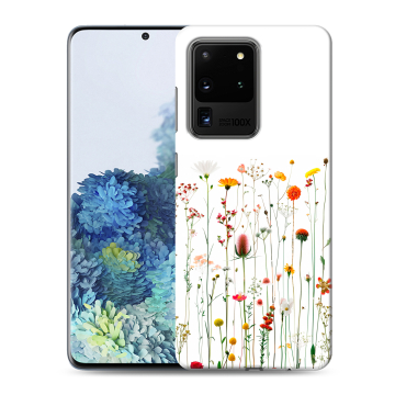 Силиконовый чехол на Samsung Galaxy S20 Ultra с принтом цветы Силиконовый чехол на Samsung Galaxy S20 Ultra с принтом цветы