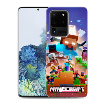 Силиконовый чехол на Samsung Galaxy S20 Ultra с принтом Майнкрафт Minecraft Силиконовый чехол на Samsung Galaxy S20 Ultra с принтом Майнкрафт Minecraft