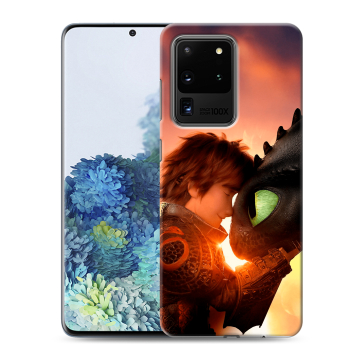 Силиконовый чехол на Samsung Galaxy S20 Ultra с принтом Как приручить дракона Силиконовый чехол на Samsung Galaxy S20 Ultra с принтом Как приручить дракона