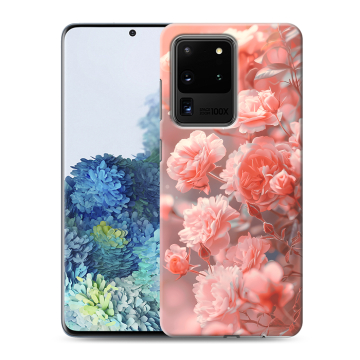 Силиконовый чехол на Samsung Galaxy S20 Ultra с принтом Розы цветы Силиконовый чехол на Samsung Galaxy S20 Ultra с принтом Розы цветы
