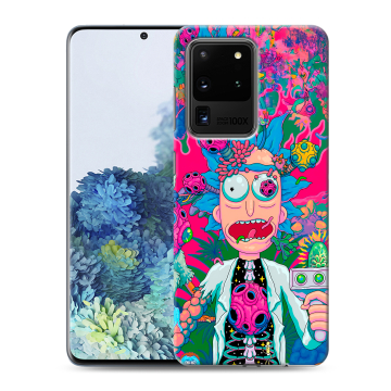 Силиконовый чехол на Samsung Galaxy S20 Ultra с принтом Рик и Морти Rick Morty Силиконовый чехол на Samsung Galaxy S20 Ultra с принтом Рик и Морти Rick Morty