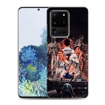 Силиконовый чехол на Samsung Galaxy S20 Ultra с принтом Реал Роналдо Real Ronaldo Силиконовый чехол на Samsung Galaxy S20 Ultra с принтом Реал Роналдо Real Ronaldo