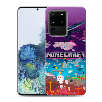 Силиконовый чехол на Samsung Galaxy S20 Ultra с принтом Майнкрафт Minecraft Силиконовый чехол на Samsung Galaxy S20 Ultra с принтом Майнкрафт Minecraft