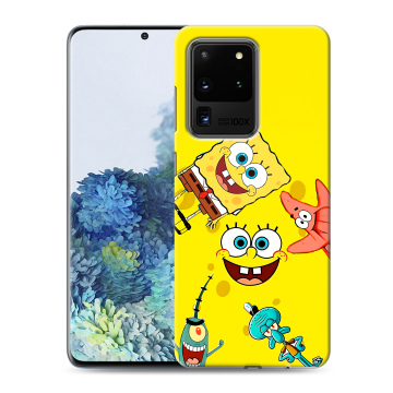 Силиконовый чехол на Samsung Galaxy S20 Ultra с принтом Спанч боб Спанчбоб Силиконовый чехол на Samsung Galaxy S20 Ultra с принтом Спанч боб Спанчбоб