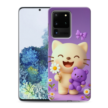 Силиконовый чехол на Samsung Galaxy S20 Ultra с принтом для девочек Силиконовый чехол на Samsung Galaxy S20 Ultra с принтом для девочек