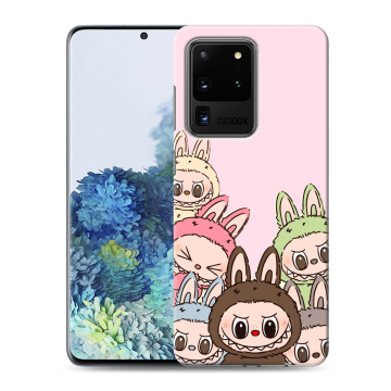 Силиконовый чехол на Samsung Galaxy S20 Ultra с принтом Лабубу Силиконовый чехол на Samsung Galaxy S20 Ultra с принтом Лабубу
