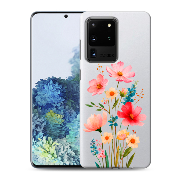 Силиконовый чехол на Samsung Galaxy S20 Ultra с принтом Цветы Силиконовый чехол на Samsung Galaxy S20 Ultra с принтом Цветы