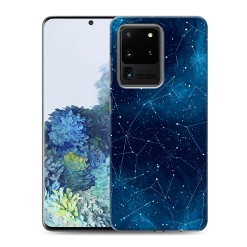 Силиконовый чехол на Samsung Galaxy S20 Ultra с принтом Космос звезды Силиконовый чехол на Samsung Galaxy S20 Ultra с принтом Космос звезды