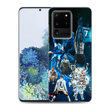 Силиконовый чехол на Samsung Galaxy S20 Ultra с принтом Реал Роналдо Силиконовый чехол на Samsung Galaxy S20 Ultra с принтом Реал Роналдо