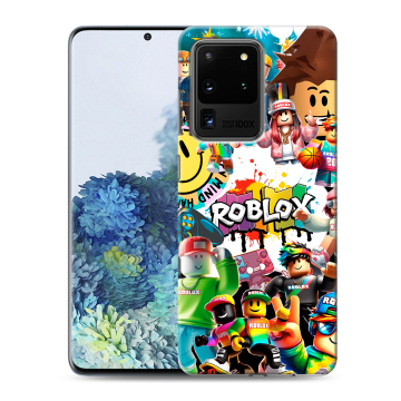 Силиконовый чехол на Samsung Galaxy S20 Ultra с принтом Roblox Роблокс Силиконовый чехол на Samsung Galaxy S20 Ultra с принтом Roblox Роблокс