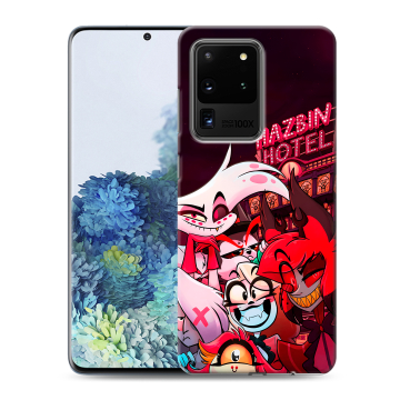 Силиконовый чехол на Samsung Galaxy S20 Ultra с принтом Hazbin Hotel Отель Хазбин Силиконовый чехол на Samsung Galaxy S20 Ultra с принтом Hazbin Hotel Отель Хазбин
