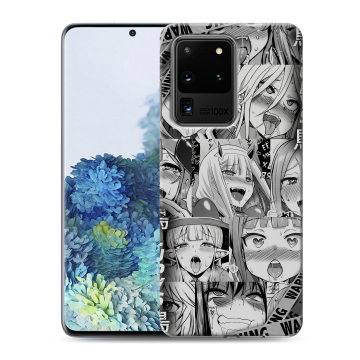 Силиконовый чехол на Samsung Galaxy S20 Ultra с принтом Ahegao Ахегао Аниме Силиконовый чехол на Samsung Galaxy S20 Ultra с принтом Ahegao Ахегао Аниме