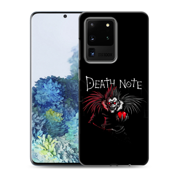 Силиконовый чехол на Samsung Galaxy S20 Ultra с принтом Death note Тетрадь смерти Силиконовый чехол на Samsung Galaxy S20 Ultra с принтом Death note Тетрадь смерти