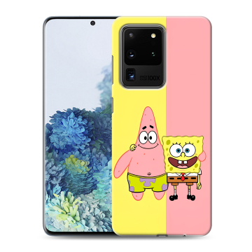 Силиконовый чехол на Samsung Galaxy S20 Ultra с принтом Спанч боб Спанчбоб Силиконовый чехол на Samsung Galaxy S20 Ultra с принтом Спанч боб Спанчбоб