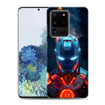 Силиконовый чехол на Samsung Galaxy S20 Ultra с принтом IronMan Железный человек Силиконовый чехол на Samsung Galaxy S20 Ultra с принтом IronMan Железный человек