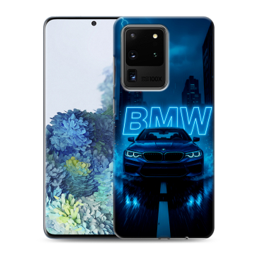 Силиконовый чехол на Samsung Galaxy S20 Ultra с принтом BMW БМВ Силиконовый чехол на Samsung Galaxy S20 Ultra с принтом BMW БМВ
