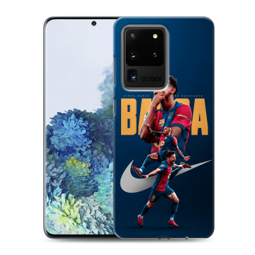 Силиконовый чехол на Samsung Galaxy S20 Ultra с принтом Барселона Barca Yamal Силиконовый чехол на Samsung Galaxy S20 Ultra с принтом Барселона Barca Yamal