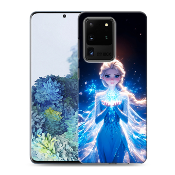 Силиконовый чехол на Samsung Galaxy S20 Ultra с принтом Холодное сердце Frozen Силиконовый чехол на Samsung Galaxy S20 Ultra с принтом Холодное сердце Frozen