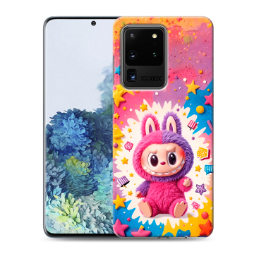 Силиконовый чехол на Samsung Galaxy S20 Ultra с принтом Labubu Лабубу Силиконовый чехол на Samsung Galaxy S20 Ultra с принтом Labubu Лабубу