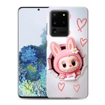 Силиконовый чехол на Samsung Galaxy S20 Ultra с принтом Labubu Лабубу Силиконовый чехол на Samsung Galaxy S20 Ultra с принтом Labubu Лабубу