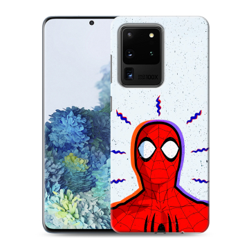 Силиконовый чехол на Samsung Galaxy S20 Ultra с принтом Spiderman Человек паук Силиконовый чехол на Samsung Galaxy S20 Ultra с принтом Spiderman Человек паук