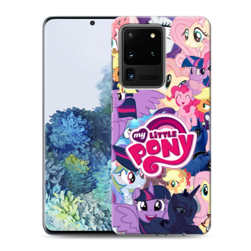 Силиконовый чехол на Samsung Galaxy S20 Ultra с принтом My little pony Дружба чудо Силиконовый чехол на Samsung Galaxy S20 Ultra с принтом My little pony Дружба чудо