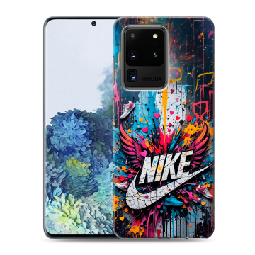 Силиконовый чехол на Samsung Galaxy S20 Ultra с принтом Nike Найк Силиконовый чехол на Samsung Galaxy S20 Ultra с принтом Nike Найк