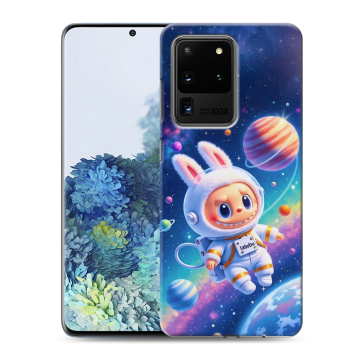 Силиконовый чехол на Samsung Galaxy S20 Ultra с принтом Labubu Лабубу Силиконовый чехол на Samsung Galaxy S20 Ultra с принтом Labubu Лабубу