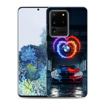 Силиконовый чехол на Samsung Galaxy S20 Ultra с принтом BMW БМВ Силиконовый чехол на Samsung Galaxy S20 Ultra с принтом BMW БМВ