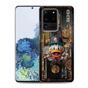 Силиконовый чехол на Samsung Galaxy S20 Ultra с принтом Дональд Дак Доллар Силиконовый чехол на Samsung Galaxy S20 Ultra с принтом Дональд Дак Доллар