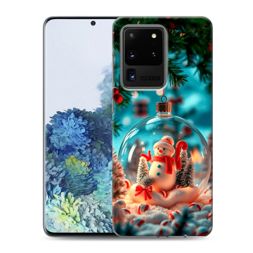Силиконовый чехол на Samsung Galaxy S20 Ultra с принтом Новый год Силиконовый чехол на Samsung Galaxy S20 Ultra с принтом Новый год